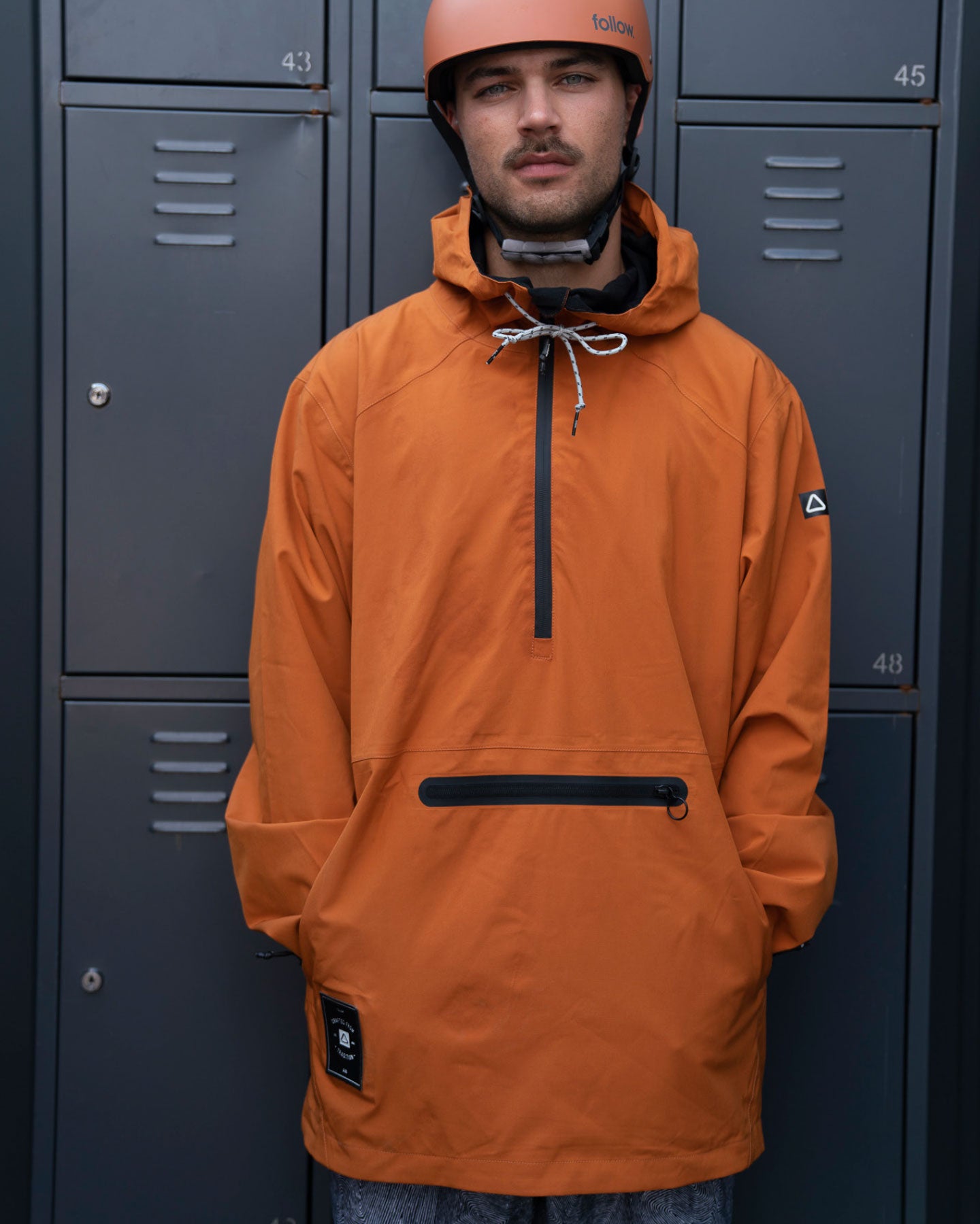 Follow Layer 3.11 Outer Spray Anorak Jacket - Ginger